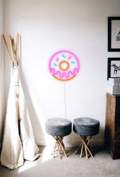 Børn Candy Shock Lamper & Belysning-Neonlampe, Donut