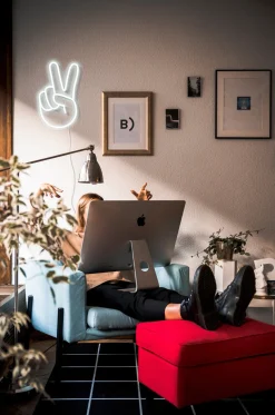 Lamper & Belysning|Candy Shock Neonlampe, Peace