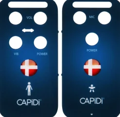 CAPiDi Sikkerhed-Front til Babyalarm Danish flag