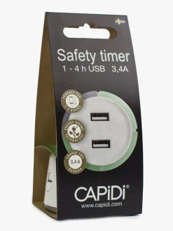Sikkerhed|CAPiDi Sikkerhedstimer USB, White