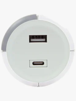CAPiDi Sikkerhed-USB Oplader / Timer A+C, White