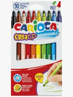 Kreativt Legetøj|Carioca Fiberpenne Creatip 10-pak