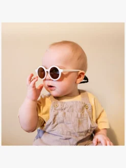 Børn CarloBaby Tilbehør- Fleksible Solbriller Luma 2-pak 0-3 År, Hvid/Lyserød