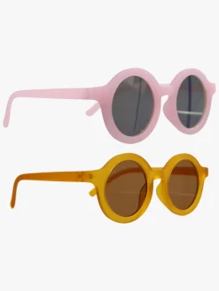 Tilbehør|CarloBaby Solbriller Stråla 2-pak 3-6 År, Gul/Lyserød Lyserød/Gul