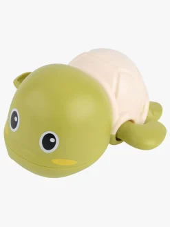 CarloBaby Vandlegetøj-Svømmende Skildpadde Badelegetøj, Grøn/Hvid