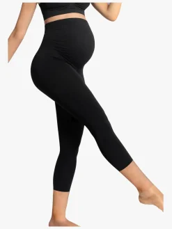 Tøj Til Mor|Carriwell Graviditetsleggings 3/4, Sort