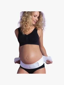 Graviditet|Carriwell Justerbart Over-Maven-Graviditetsbælte S/M, Hvid