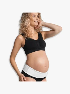 Graviditet|Carriwell Justerbart Over-Maven-Graviditetsbælte S/M, Hvid