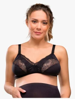 Tøj Til Mor|Carriwell Soft as Silk Amme-BH, Sort