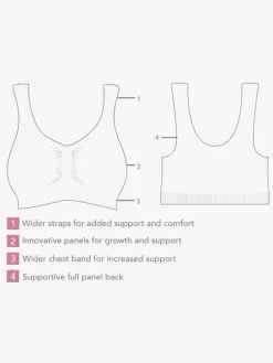 Tøj Til Mor|Carriwell Vente-BH Sømløs, Hvid