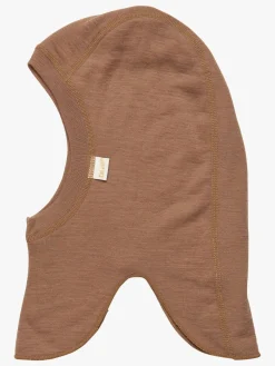 Børn CeLaVi Tilbehør-Elefanthue Uld, Coca Mocha Melange