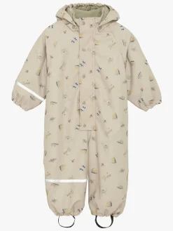 Børn CeLaVi Regntøj- Foret Regndragt, White Pepper