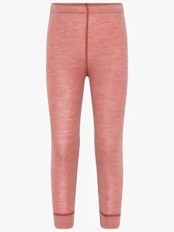 Underdele|Uldtøj|CeLaVi Leggings, Old Rose Melange Lyserød