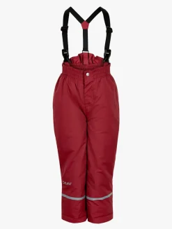 Termotøj|Vintertøj|CeLaVi Overtræksbukser, Rio Red Rød