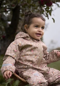 Børn CeLaVi Overtøj-Softshelldragt, Brick Dust