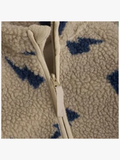 Fleecetøj|CeLaVi Teddy Fleecedragt, Oceania Beige/Blå