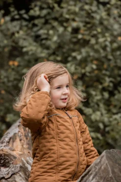 Termotøj|Vintertøj|CeLaVi Termojakke Stars, Rubber Brun