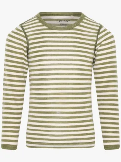 Børn CeLaVi Overdele|Uldtøj-Trøje, Loden Green Melange