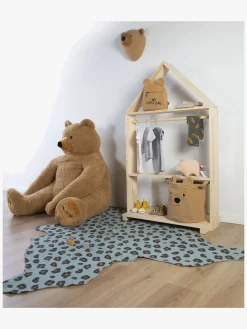 Gulvtæpper|Childhome Gulvtæppe Leopard 145 x 160, Blue