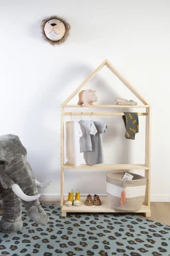 Gulvtæpper|Childhome Gulvtæppe Leopard 145 x 160, Blue