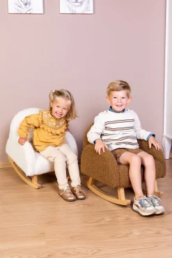 Børnemøbler|Childhome Gyngestol Teddy, Offwhite