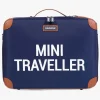 Tasker|Childhome Mini Traveler Kuffert, Navy/White