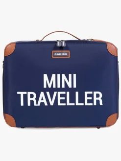 Tasker|Childhome Mini Traveler Kuffert, Navy/White