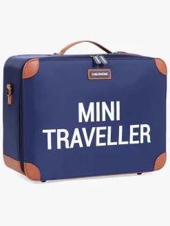 Tasker|Childhome Mini Traveler Kuffert, Navy/White