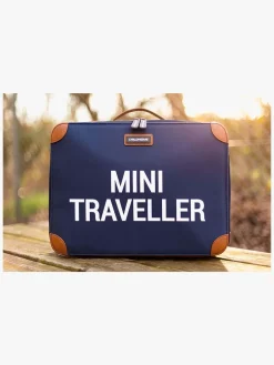 Tasker|Childhome Mini Traveler Kuffert, Navy/White