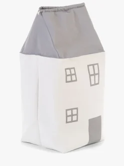 Opbevaring|Childhome Opbevaringskasse Hus, Grey/White
