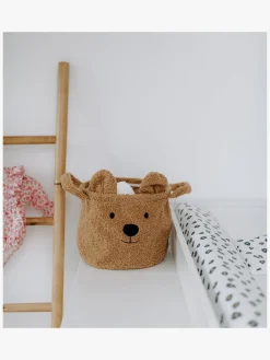 Opbevaring|Childhome Opbevaringskurv Teddy 25x20, Beige