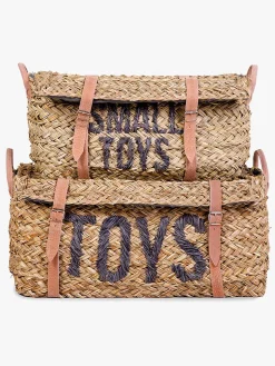 Opbevaring|Childhome Opbevaringskurv 2-pak Flet