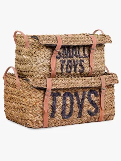 Opbevaring|Childhome Opbevaringskurv 2-pak Flet