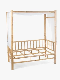 Børnesenge & Tilbehør|Childhome Sengegardin Bambus, White
