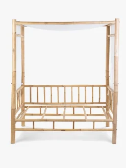 Børnesenge & Tilbehør|Childhome Sengegardin Bambus, White
