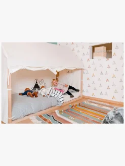 Børnesenge & Tilbehør|Childhome Sengegardin Hus 90x200, White