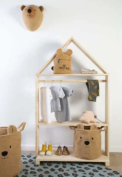 Opbevaring|Childhome Teddy Opbevaringskurv 3-Pak, Brun