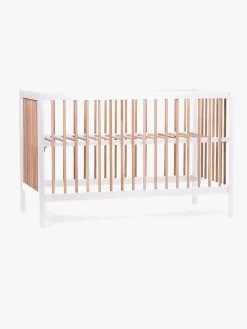 Børnesenge & Tilbehør|Childhome Tremmeseng, Hvid/Træ