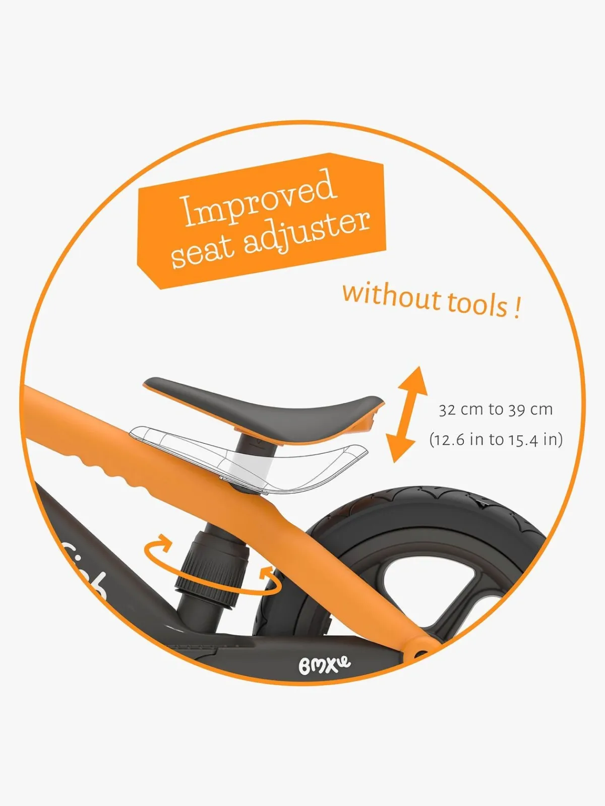 Cykler|Chillafish BMXie 02 Løbecykel, Ginger Orange