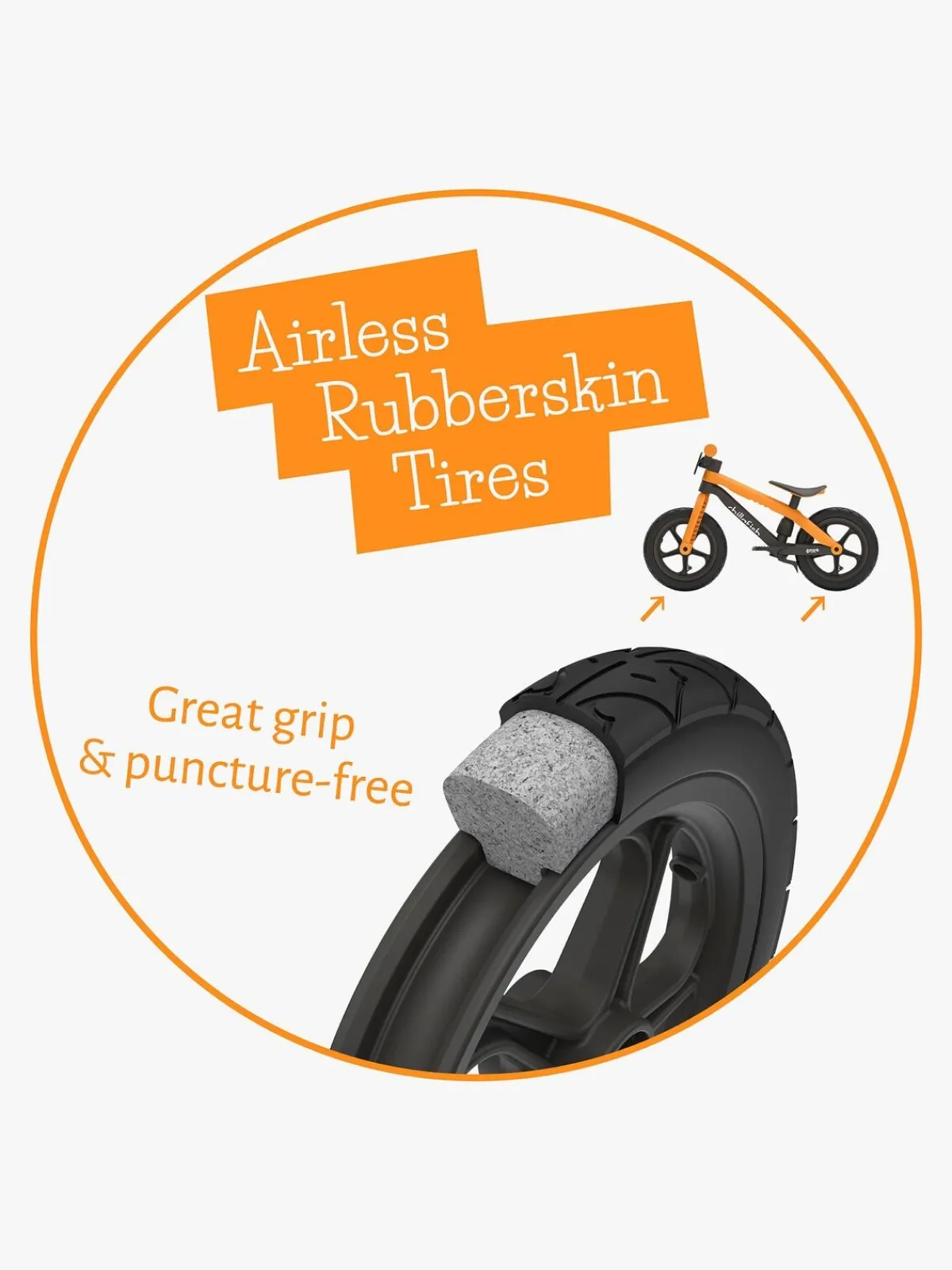 Cykler|Chillafish BMXie 02 Løbecykel, Ginger Orange