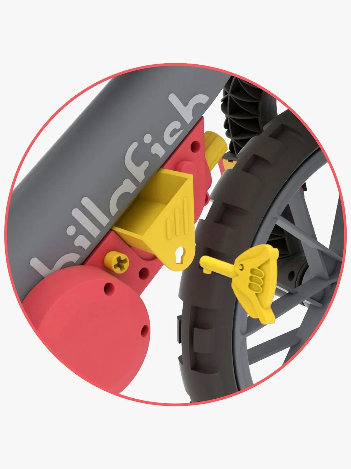 Chillafish Cykler-BMXie 03 Moto Løbecykel, Rød