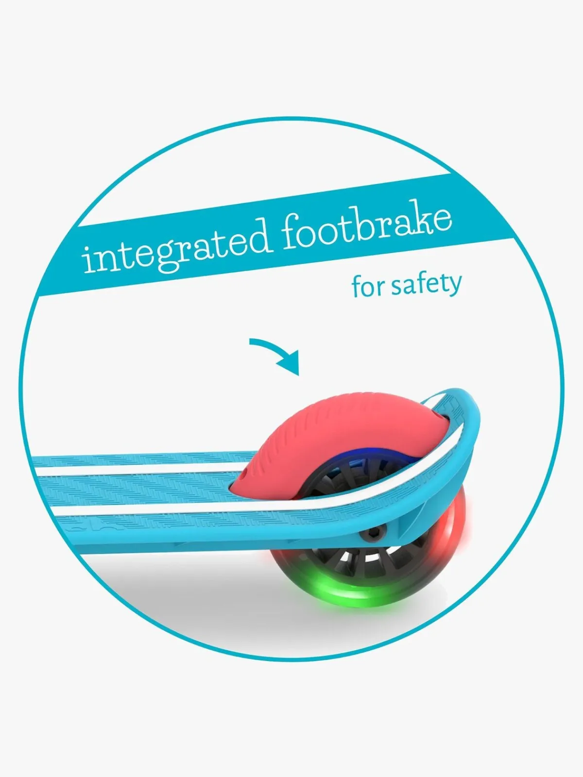 Løbehjul|Chillafish Scotti Glow Løbehjul, Blue Blå