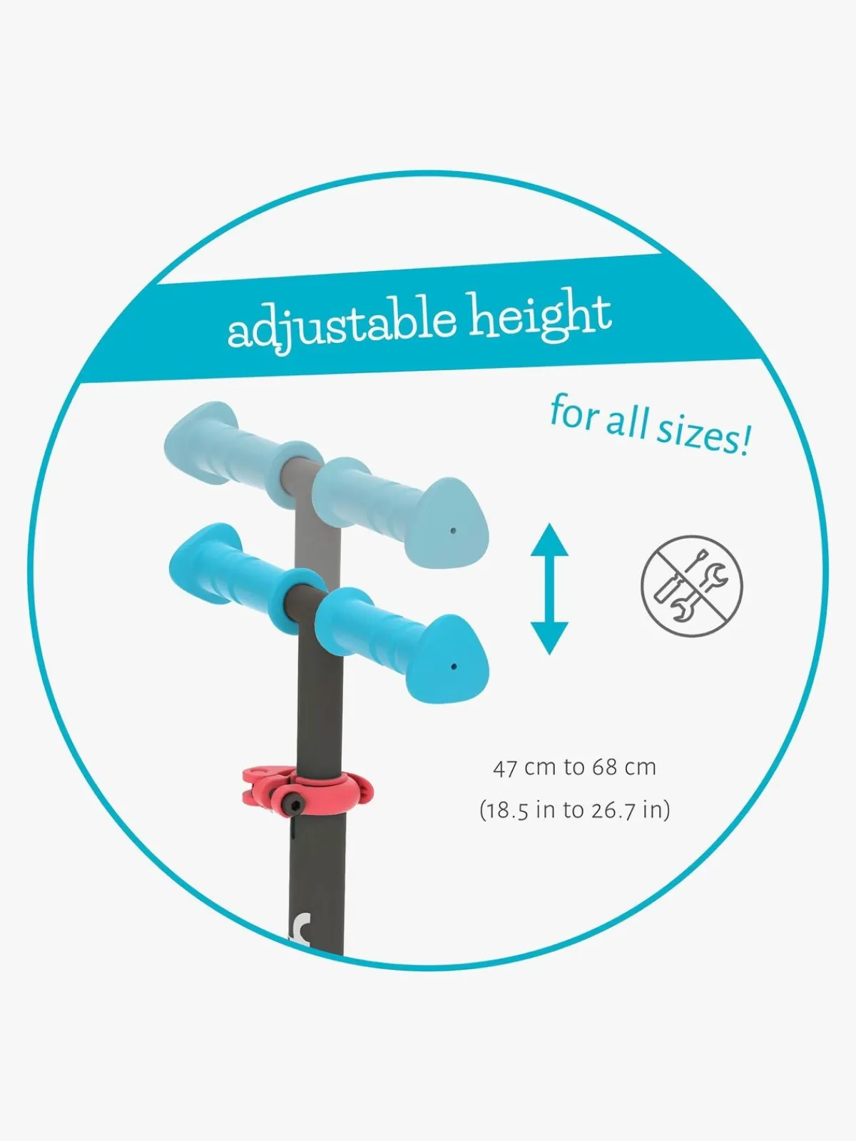 Løbehjul|Chillafish Scotti Glow Løbehjul, Blue Blå