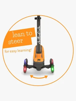 Løbehjul|Chillafish Scotti Glow Løbehjul, Ginger Orange