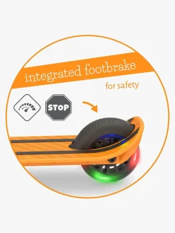 Løbehjul|Chillafish Scotti Glow Løbehjul, Ginger Orange