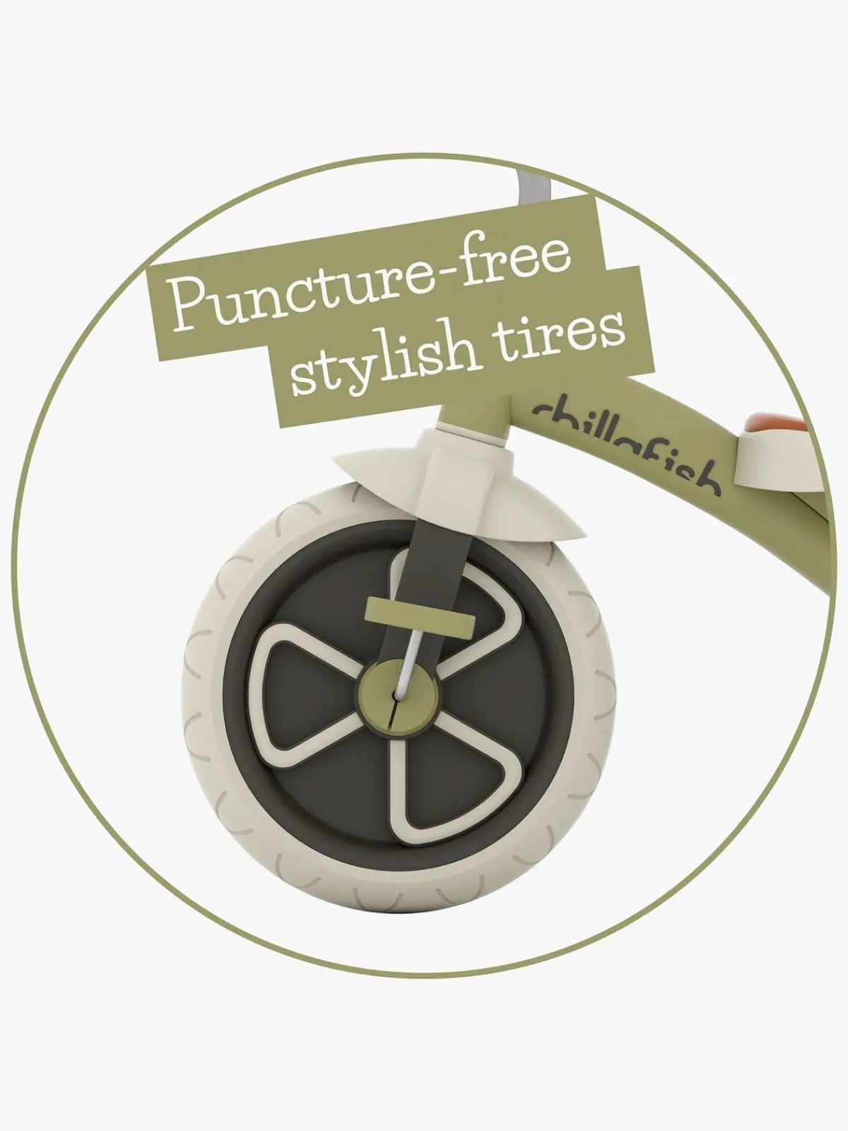 Cykler|Chillafish Ziggi Trehjulet Cykel, Grøn Grøn