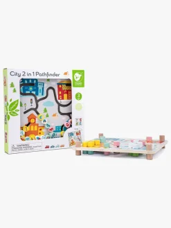 Trælegetøj|ClassicWorld Classic World City 2 in 1 Pathfinder Trælegetøj