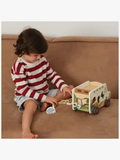 Trælegetøj|ClassicWorld Classic World Prairie Adventure Truck Puttekasse