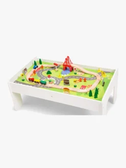 Togbaner & Legeborde|ClassicWorld Classic World Togbord 60 Dele, Hvid Hvid/Flerfarvet