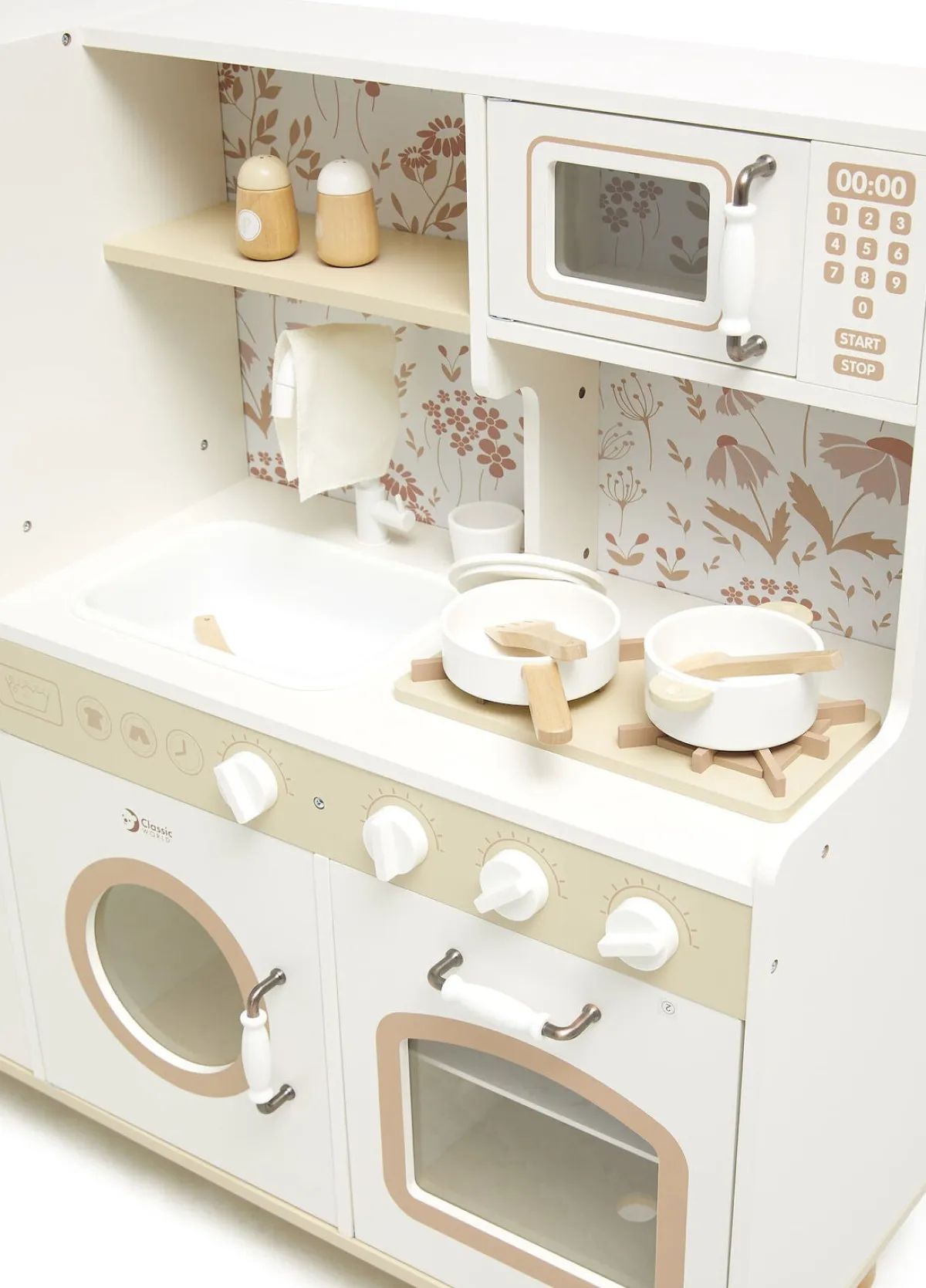 Børn ClassicWorld Legetøj Til Børn På 0-10 År|Rolleleg-Classic World  Vintage Legekøkken, White